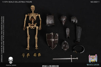 101Toys – Original 1/12 NO.ES010 PALM ELF SERIES- Skeleton Medieval Knight (Licensed)