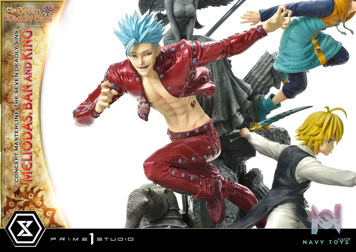 Prime 1 Studio – Concept Masterline The Seven Deadly Sins Meliodas, Ban and King CMNTZ-01 CMNTZ-01DXS (Licensed)