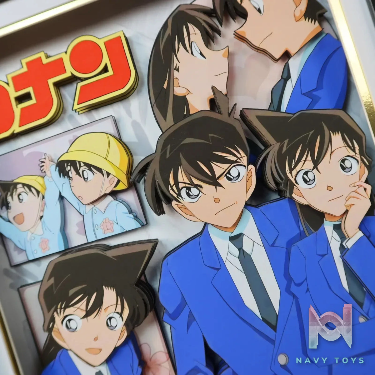 KALA HOME Studio – Shinichi Kudo X Ran Mouri 3D Decorative Painting Detective Conan
