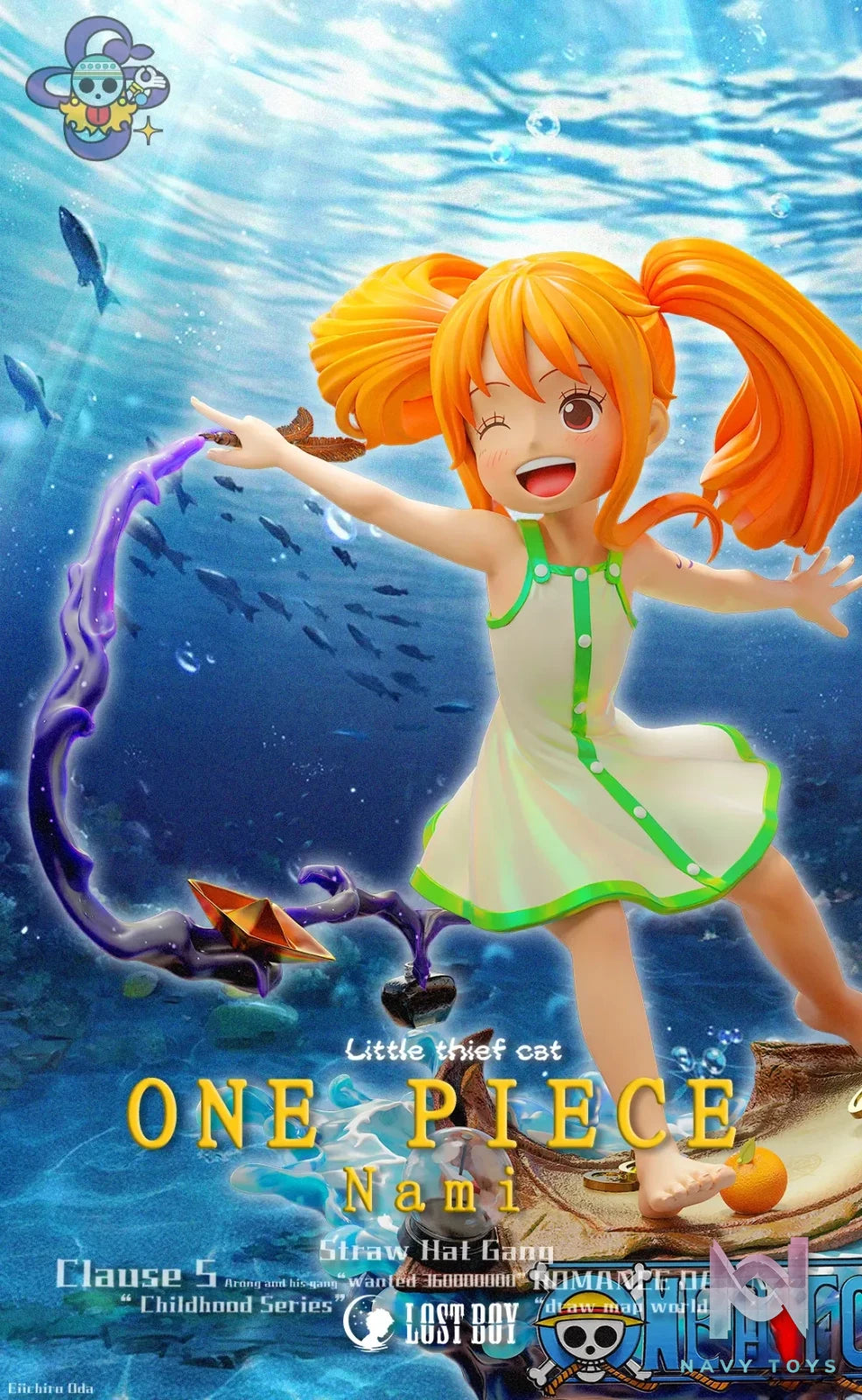 LOST BOY Studio – One Piece Childhood Series #6 Childhood Nami Long Hair Version