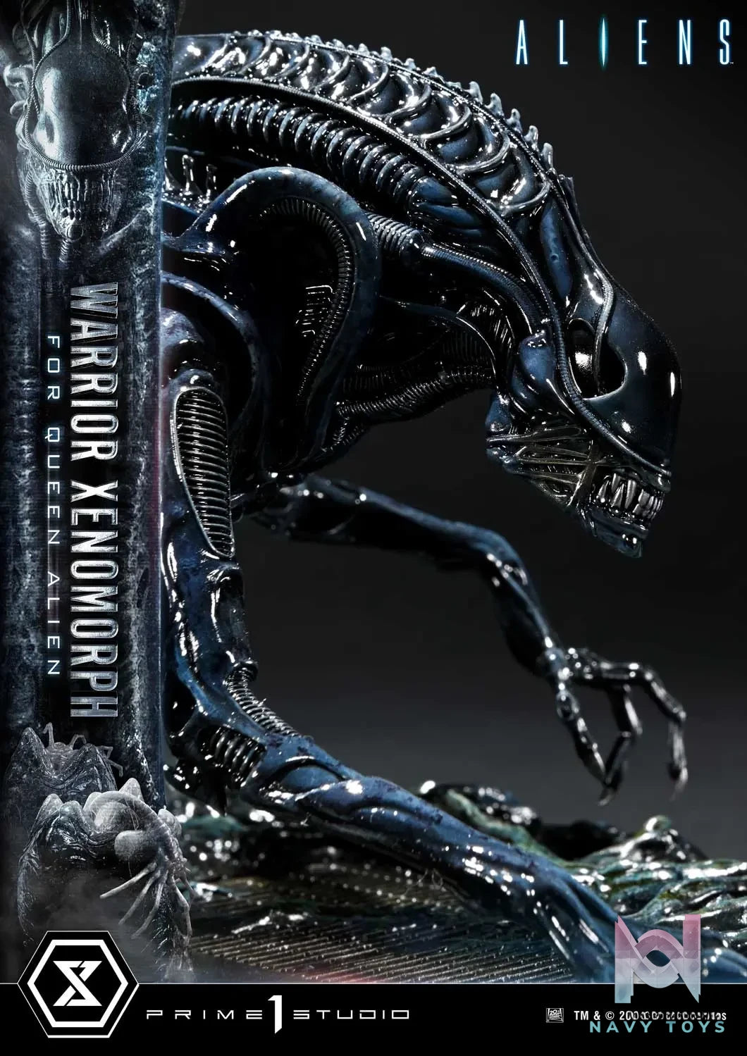 Prime 1 Studio – Ultimate Diorama Masterline Aliens (Film) Warrior Xenomorph for Queen Alien UDMAL-02 (Licensed)