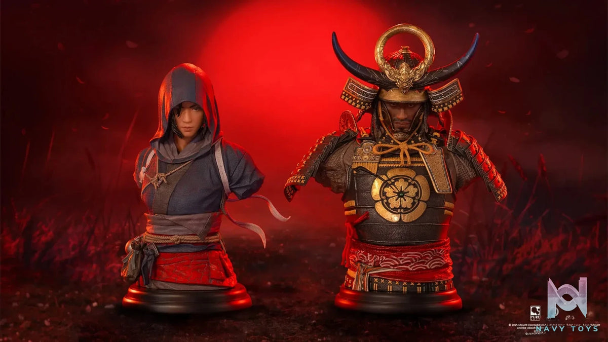 PureArts Studio – ASSASSIN’S CREED SHADOWS YASUKE X NAOE 1/4 SCALE BUST (Licensed)