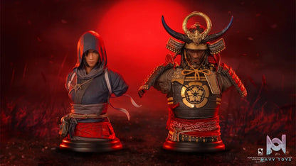 PureArts Studio – ASSASSIN’S CREED SHADOWS YASUKE X NAOE 1/4 SCALE BUST (Licensed)