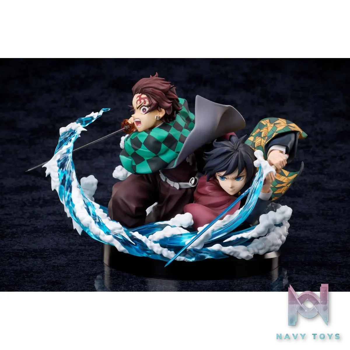 Aniplex – Demon Slayer: Kimetsu no Yaiba Tanjiro & Giyuu non-scale figure (Licensed)