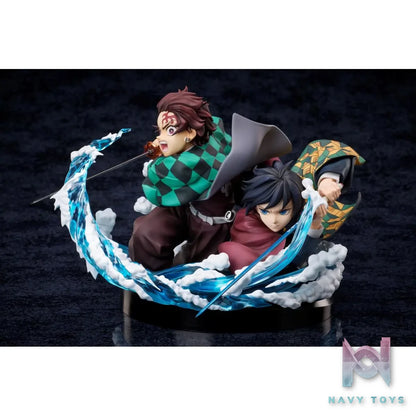 Aniplex – Demon Slayer: Kimetsu no Yaiba Tanjiro & Giyuu non-scale figure (Licensed)