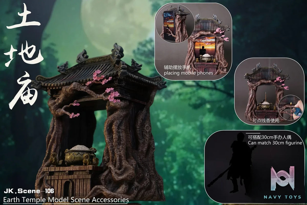 JacksDo Studio – Original Earth temple model scene accessories