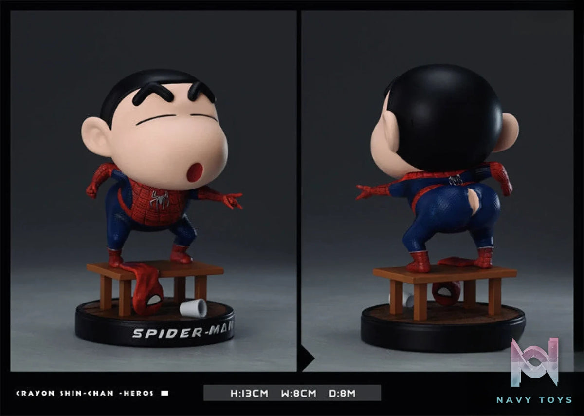 Candy Studio – Shinchan Cosplay Series SpiderMan SuperMan CaptainAmerica