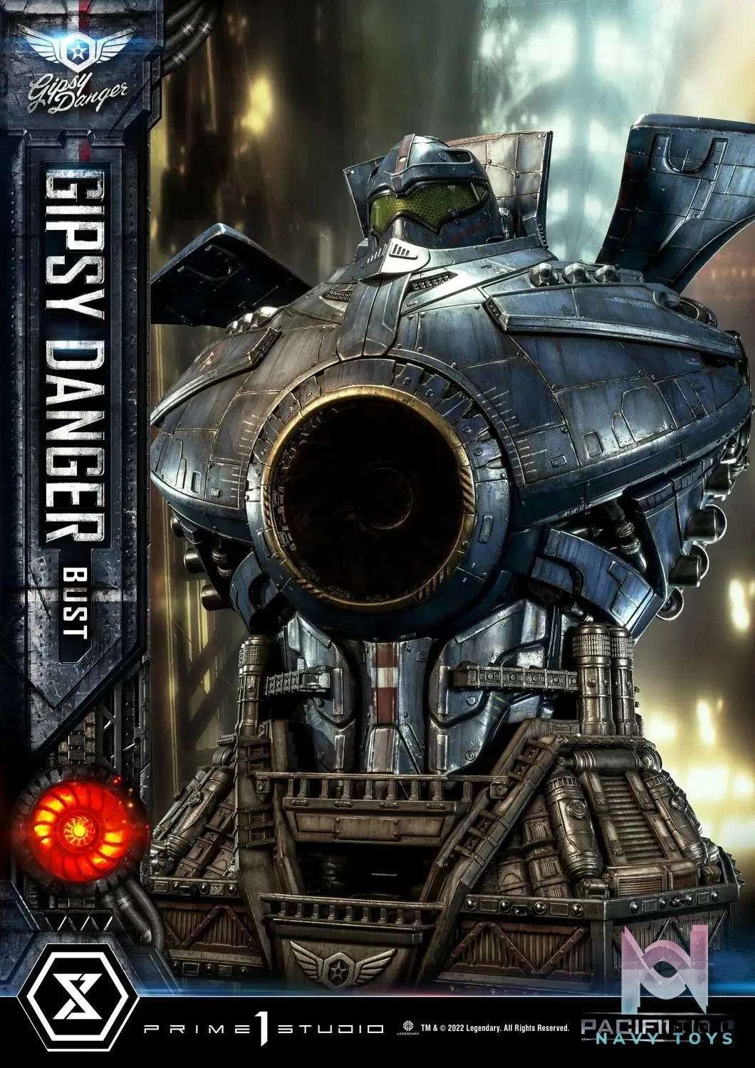 Prime 1 Studio – Life Size Bust Pacific Rim Gipsy Danger LSPACRIM-01 LSPACRIM-01DX (Licensed)