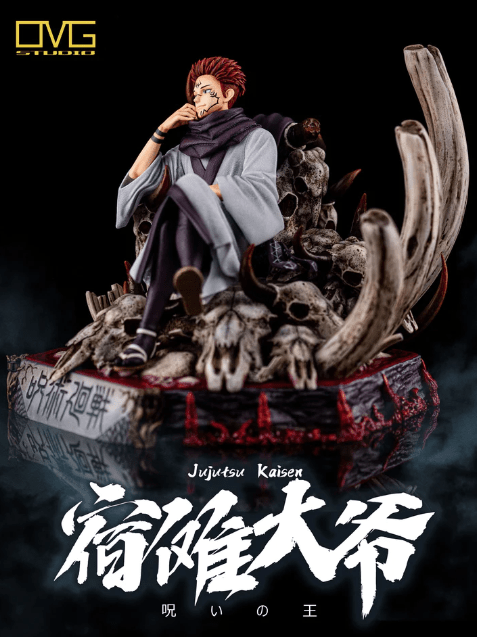Ryomen Sukuna with Throne - OMG Studio resin statue omg studio anime figure