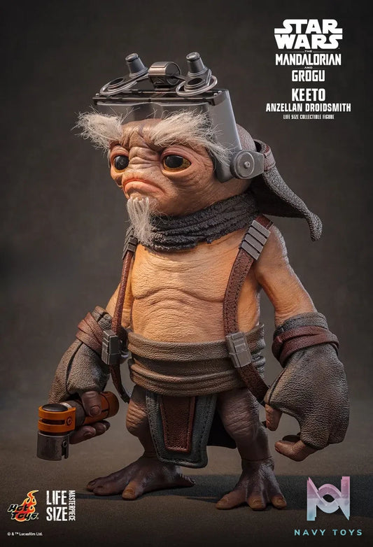 Hottoys – Star Wars: The Mandalorian X Grogu Keeto (Anzellan Droidsmith) Life-Size Collectible Figure LMS018 (Licensed)