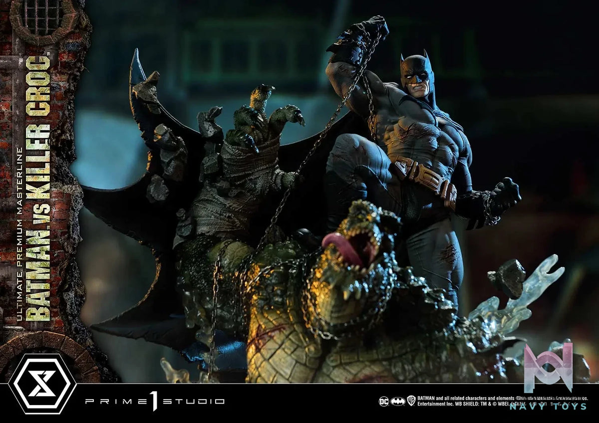 Prime 1 Studio – Ultimate Premium Masterline Batman (Comics) Batman Versus Killer Croc UPMDC-07 UPMDC-07DX UPMDC-07DXS (Licensed)
