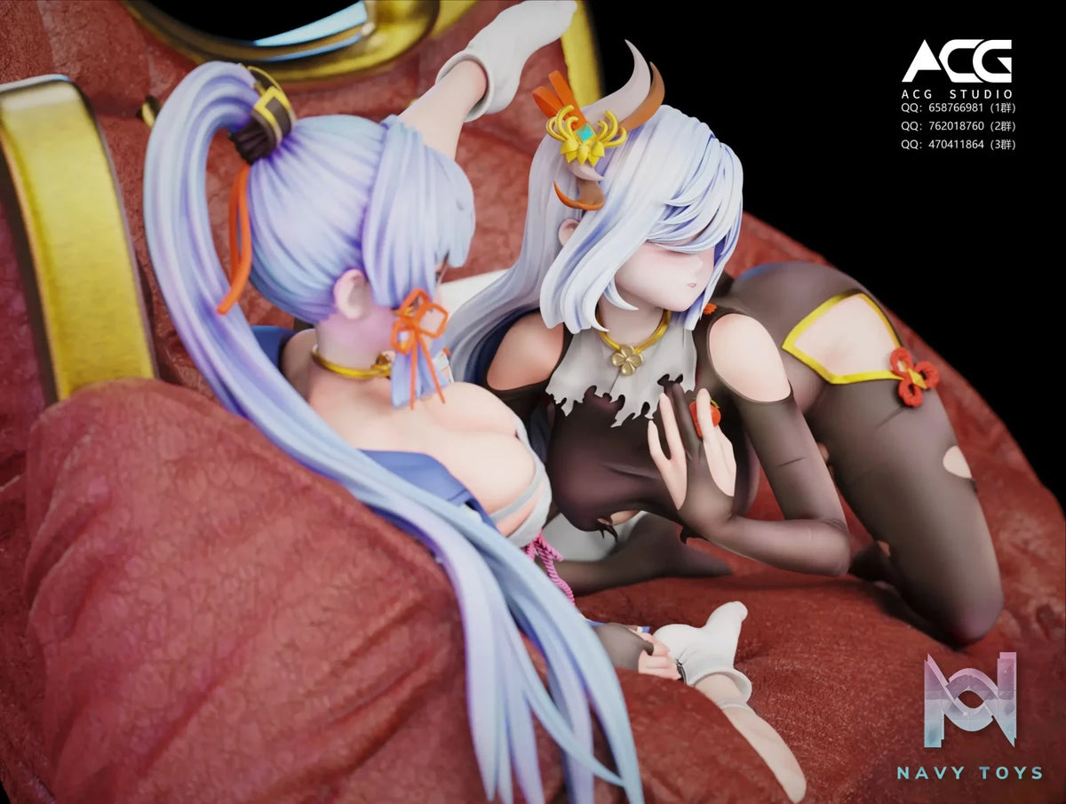 ACG Studio – Genshin impact Lying Series Shenhe & Kamisato Ayaka