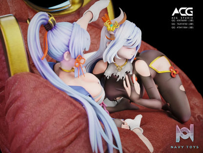ACG Studio – Genshin impact Lying Series Shenhe & Kamisato Ayaka