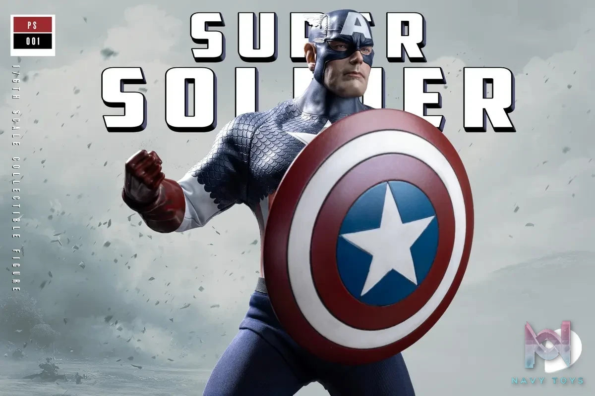 Power Studio – Marvel 1/6 scale super soldier Captain America figure PS001