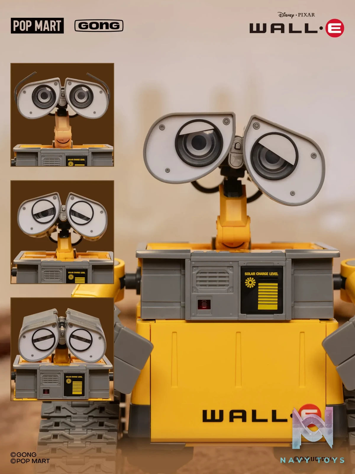 GONG Studio – WALL E WALL-E Plastic Model Kit (Licensed)