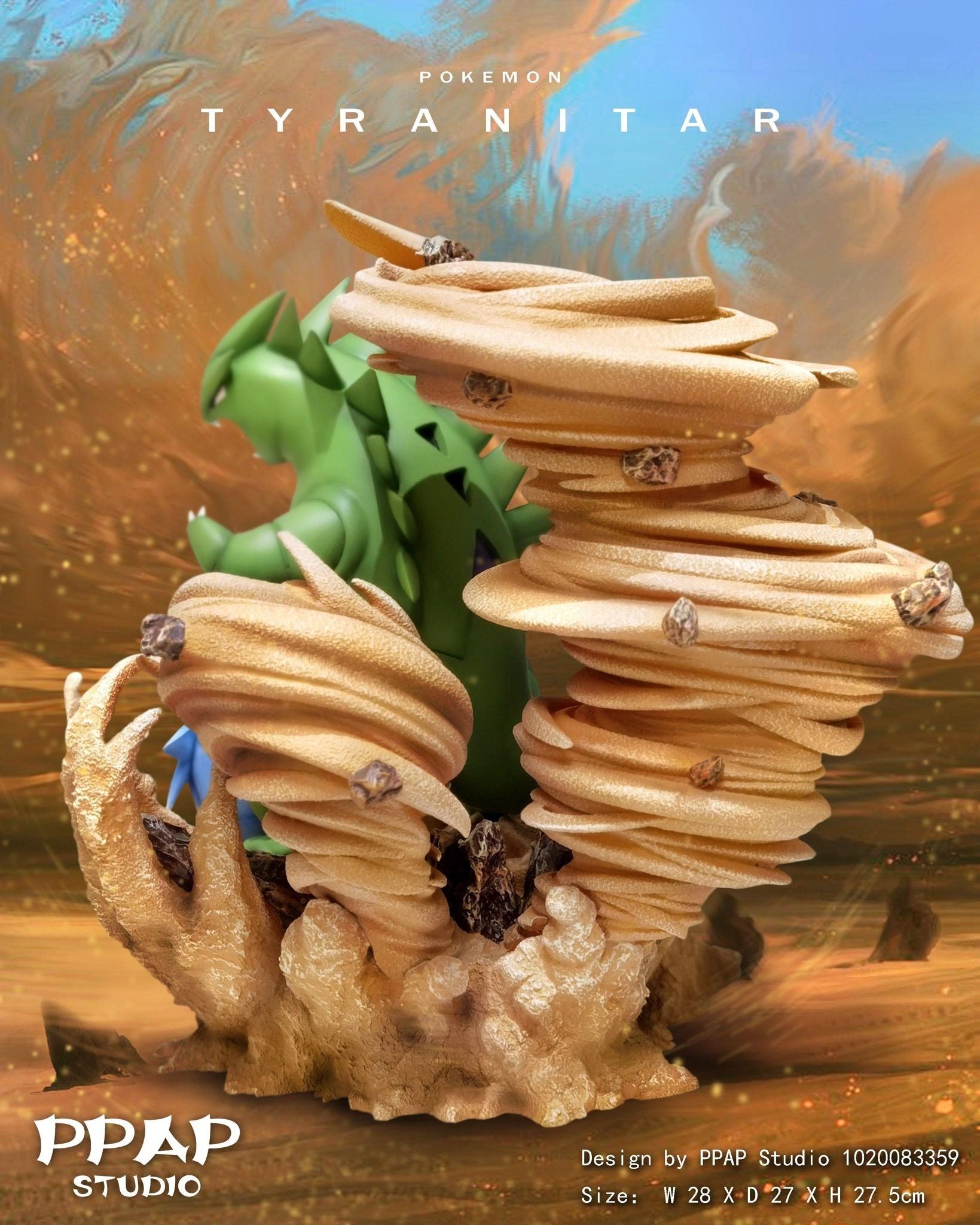 Tyranitar Family - Pokemon - PPAP Studio resin statue ppap studio anime figure