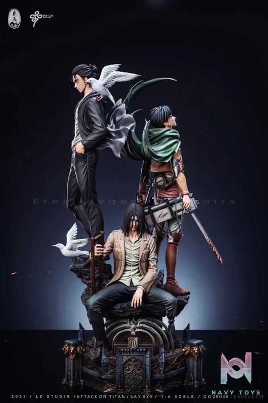 LC Studio - Attack on Titan Memories of Eren resin statue Navy Toys anime figure