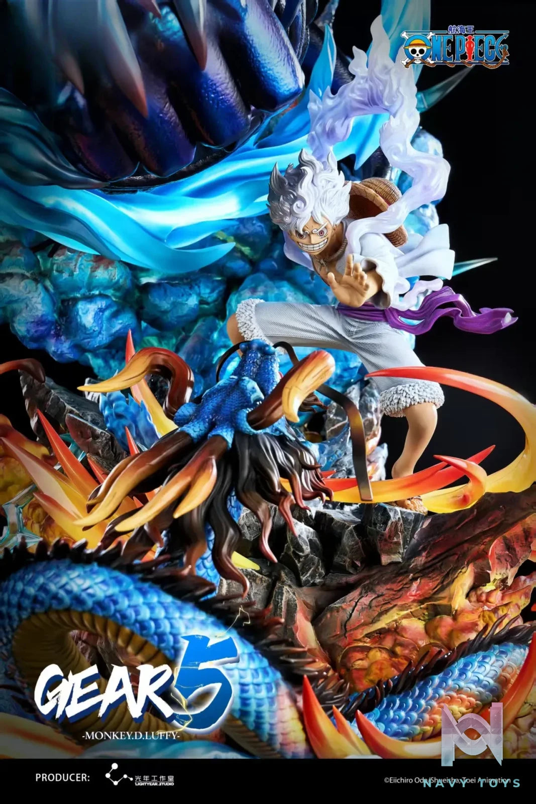 Light Year Studio – One Piece Gear 5 Luffy Statue (Licensed)
