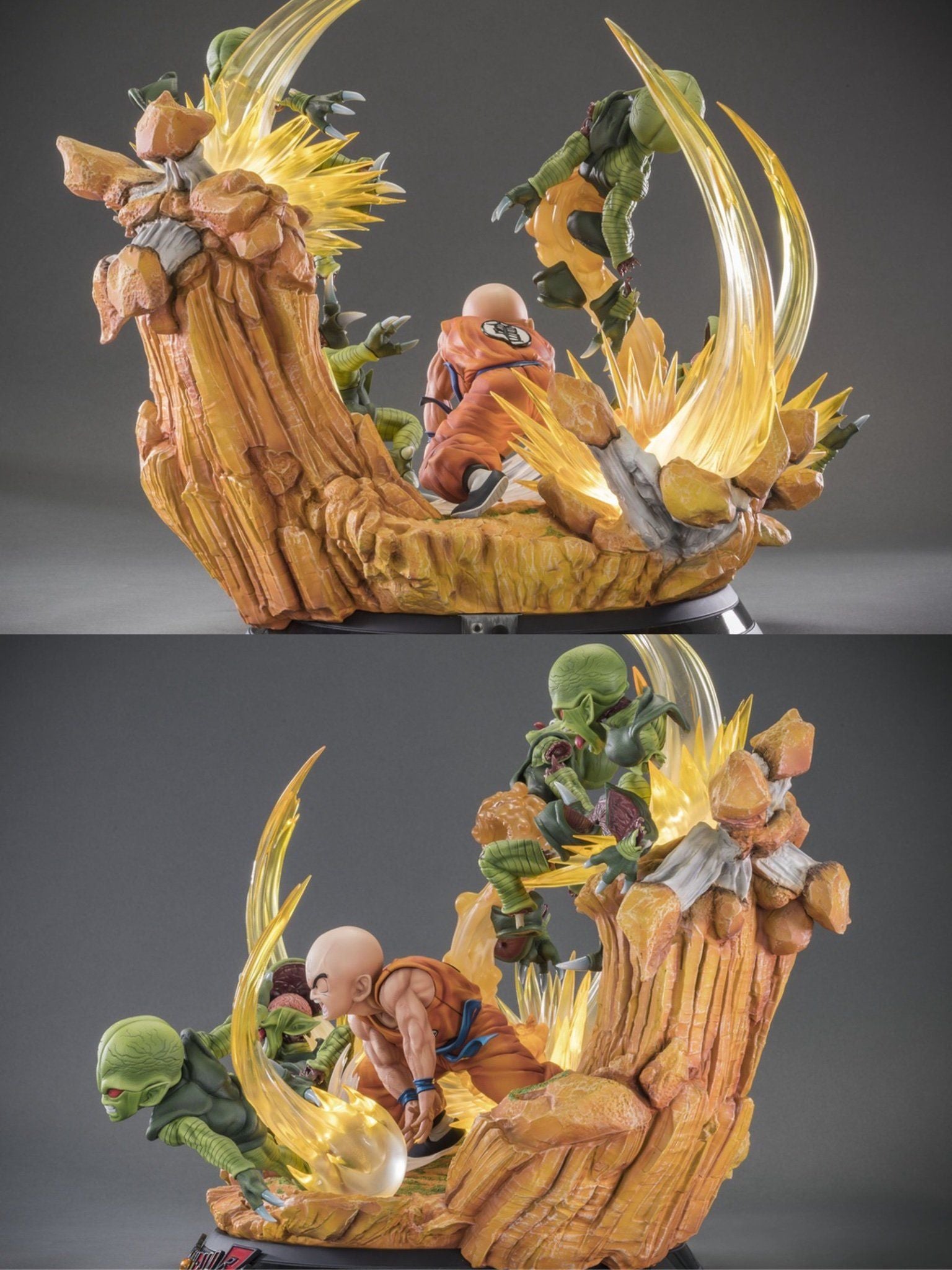 Krillin Vs The Saibaimen - Dragon Ball - Tsume Art resin statue Tsume Art Studio anime figure