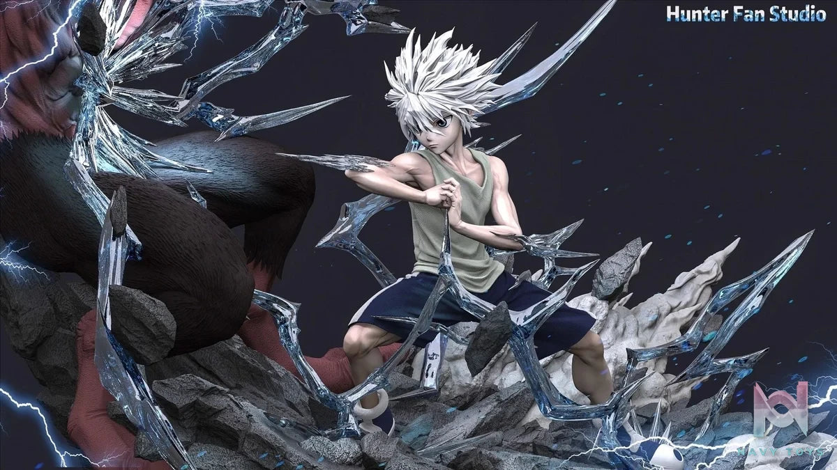 Killua x Youpi - Hunter Fan Studio resin statue Hunter Fan Studio anime figure