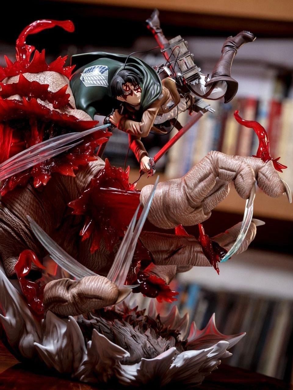 Levi Ackerman - Attack on Titan - Kitsune Statue resin statue Kitsune Statue Studio anime figure