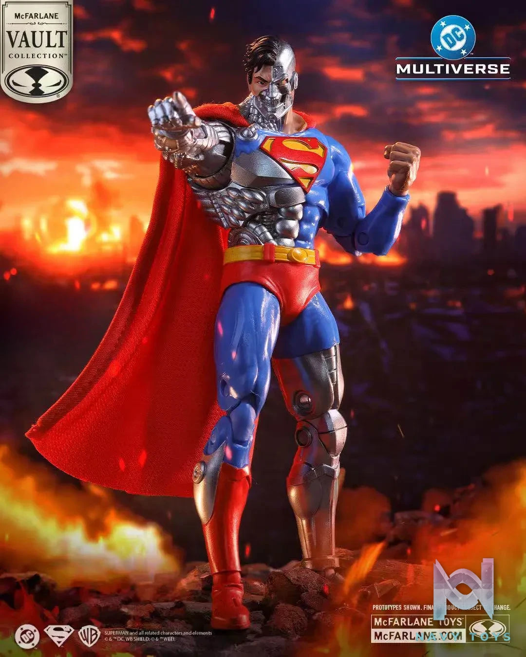 McFarlane – 1/10 DC Vault Series Cyborg Superman Action Figure (Licensed)