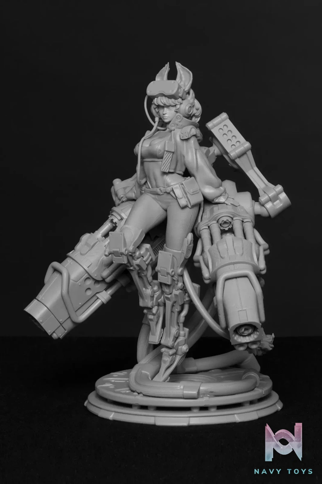 TRS Studio – Original Dogs of War: Dual Guns Emily V Unpainted Figure (Licensed)