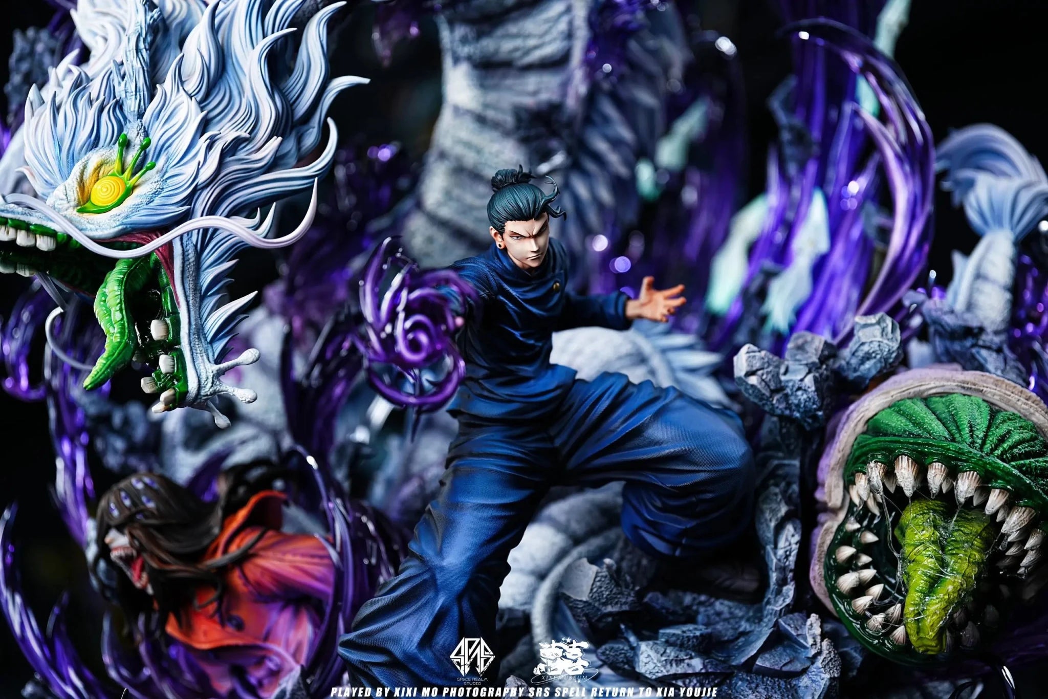 Space Realm Studio - The Four Special Grade Jujutsu Sorcerers Series Geto Suguru Jujutsu Kaisen resin statue Navy Toys anime figure
