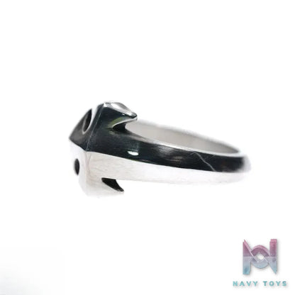 Raven Studio (silver jewelry) – Bill Wall Leather Style Cross Ring Original