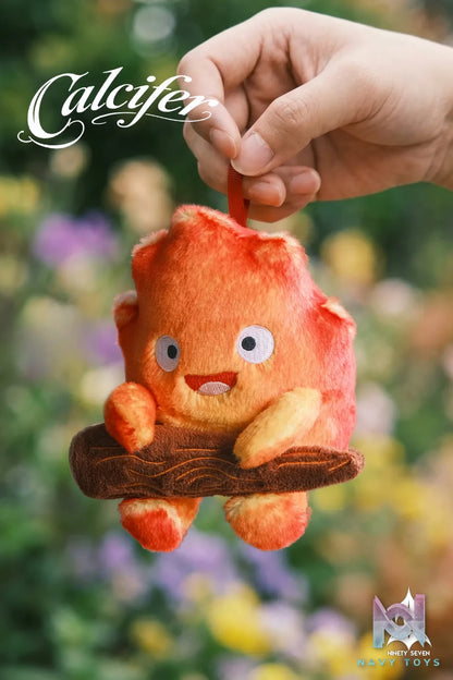 NINETY SEVEN Studio – Calcifer Plush Pendant Howl’s Moving Castle