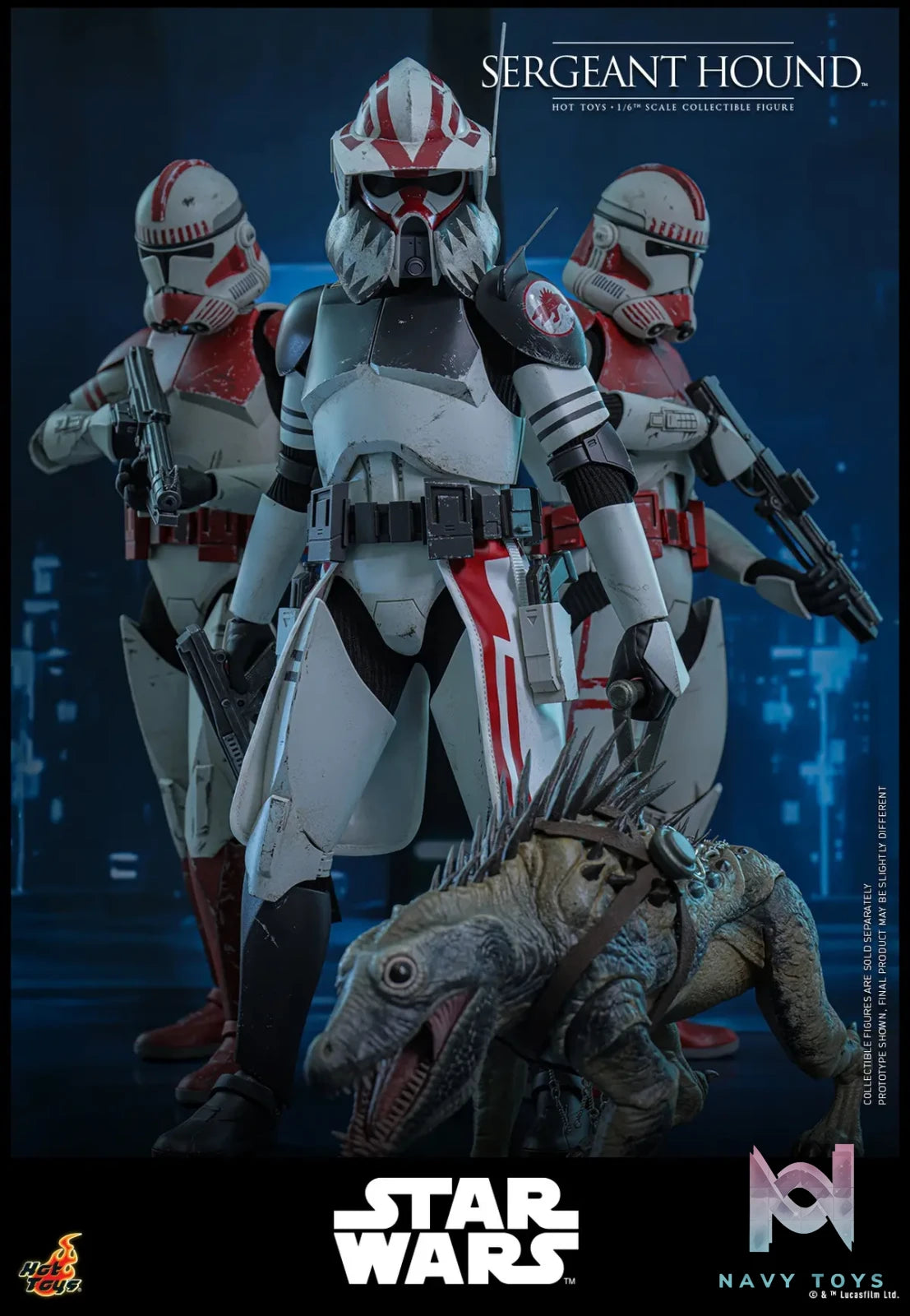 Hottoys – Sergeant Hound 1/6 Scale Collectible Figure TMS167 (Licensed)