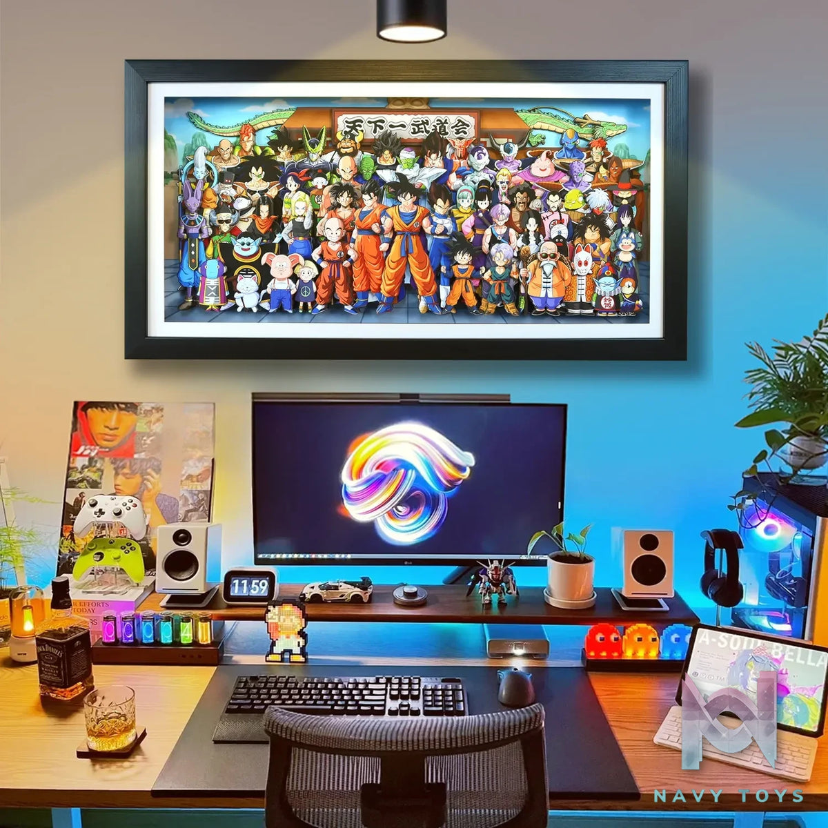 KALA HOME Studio – Dragon Ball Multiple Characters #02 3D Decorative Painting Dragon Ball