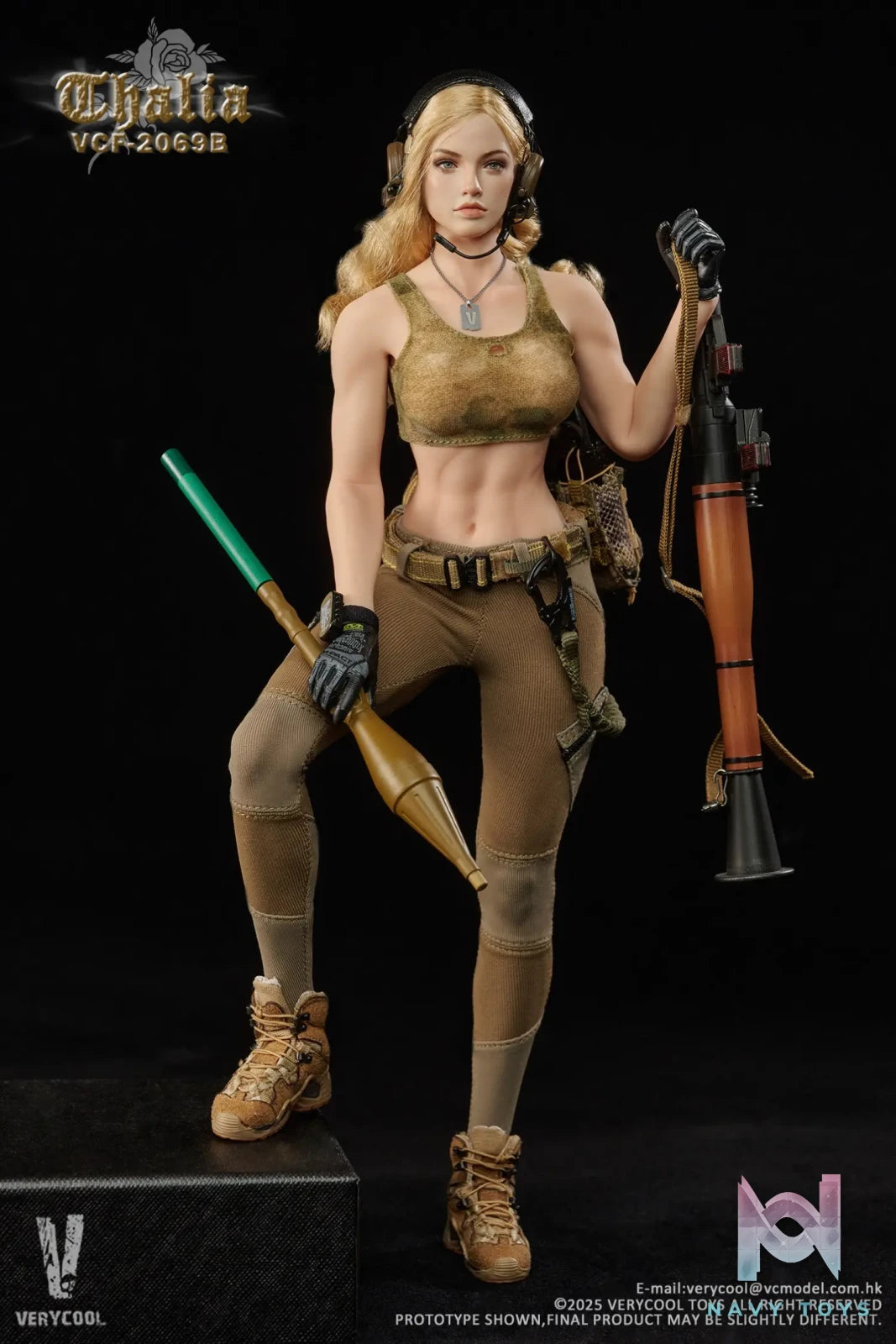 VERYCOOL – 1/6 Scale Action Figure VCF-2069 Desert female soldier -Thalia (Licensed)