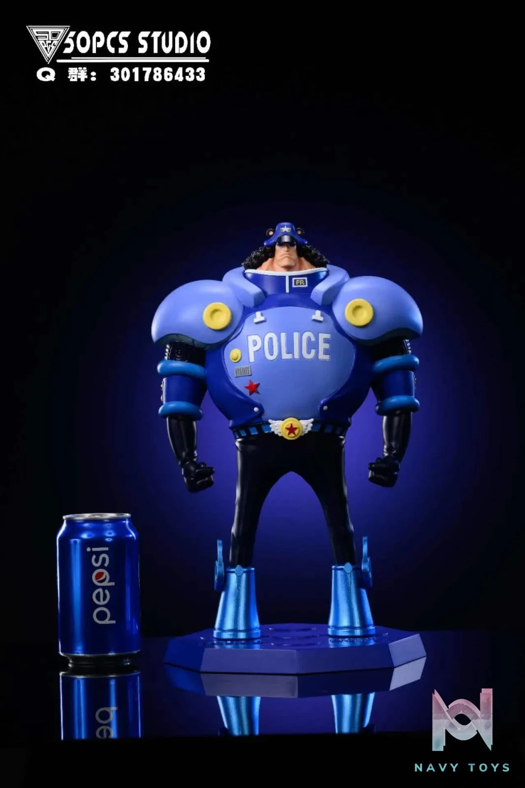50PCS Studio – One Piece Police Bartholemew Kuma