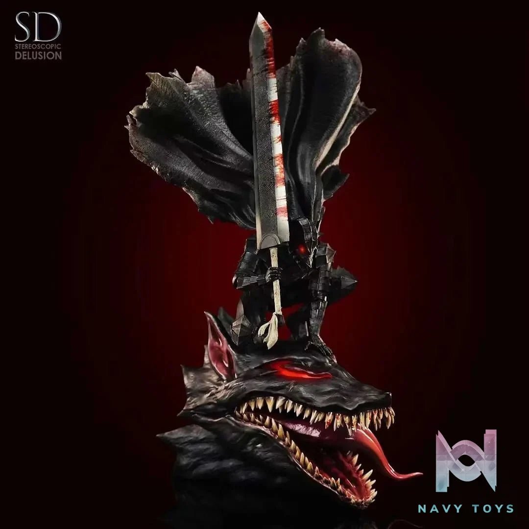 Guts - Berserk - Stereoscopic Delusion Studio resin statue Navy Toys anime figure