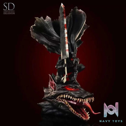 Guts - Berserk - Stereoscopic Delusion Studio resin statue Navy Toys anime figure