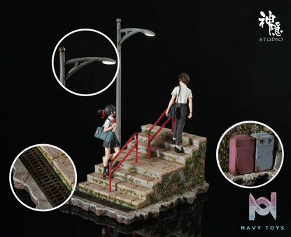 Shen Yin Studio – Your Name Silhouette Moment Series Mitsuha Miyamizu & Taki Tachibana