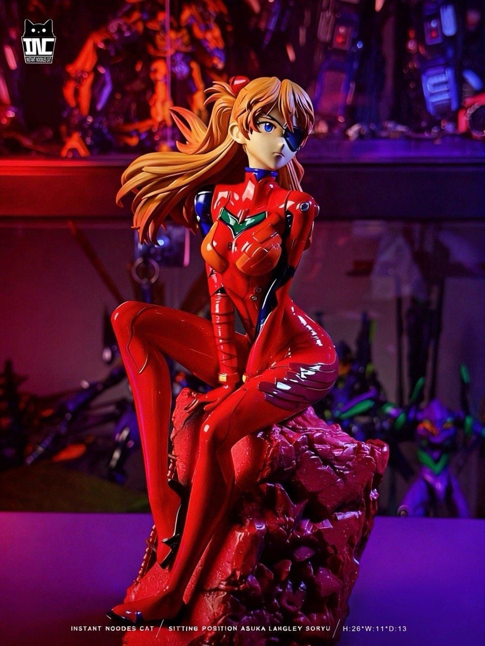 Sitting Asuka - Evangelion - Instant Noodles Studio resin statue Instant Noodles Studio anime figure