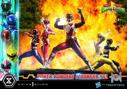 Prime 1 Studio – Premium Masterline Mighty Morphin Power Rangers Power Rangers 5-Ranger Set PMPWR-01 PMPWR-01DX PMPWR-01DXS (Licensed)