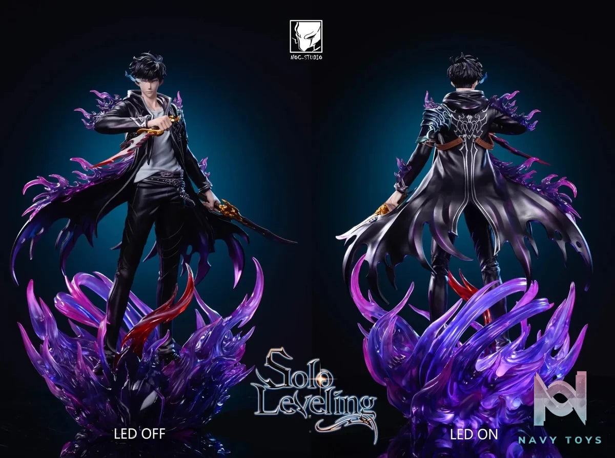 Noc Studio - Solo Leveing Shadow King Sung Jin Woo resin statue Navy Toys anime figure