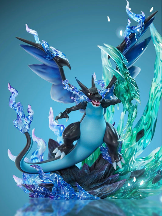 Mega Charizard X - Pokemon - Moonstone x Water Fleet Studio resin statue MoonStone Studio x Water Fleet Studio anime figure