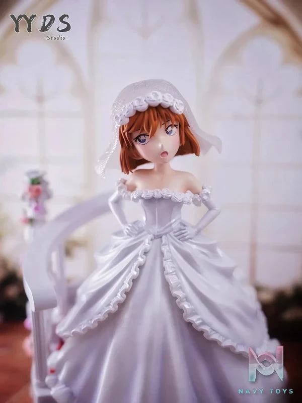 YYDS Studio - Detective Conan Wedding dress Ai Huihara resin statue Navy Toys anime figure
