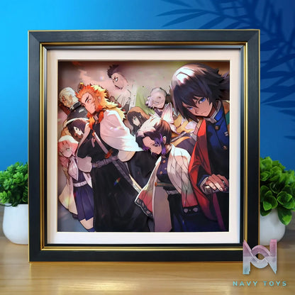 KALA HOME Studio – Demon Slayer Multiple Characters #16 3D Decorative Painting Demon Slayer