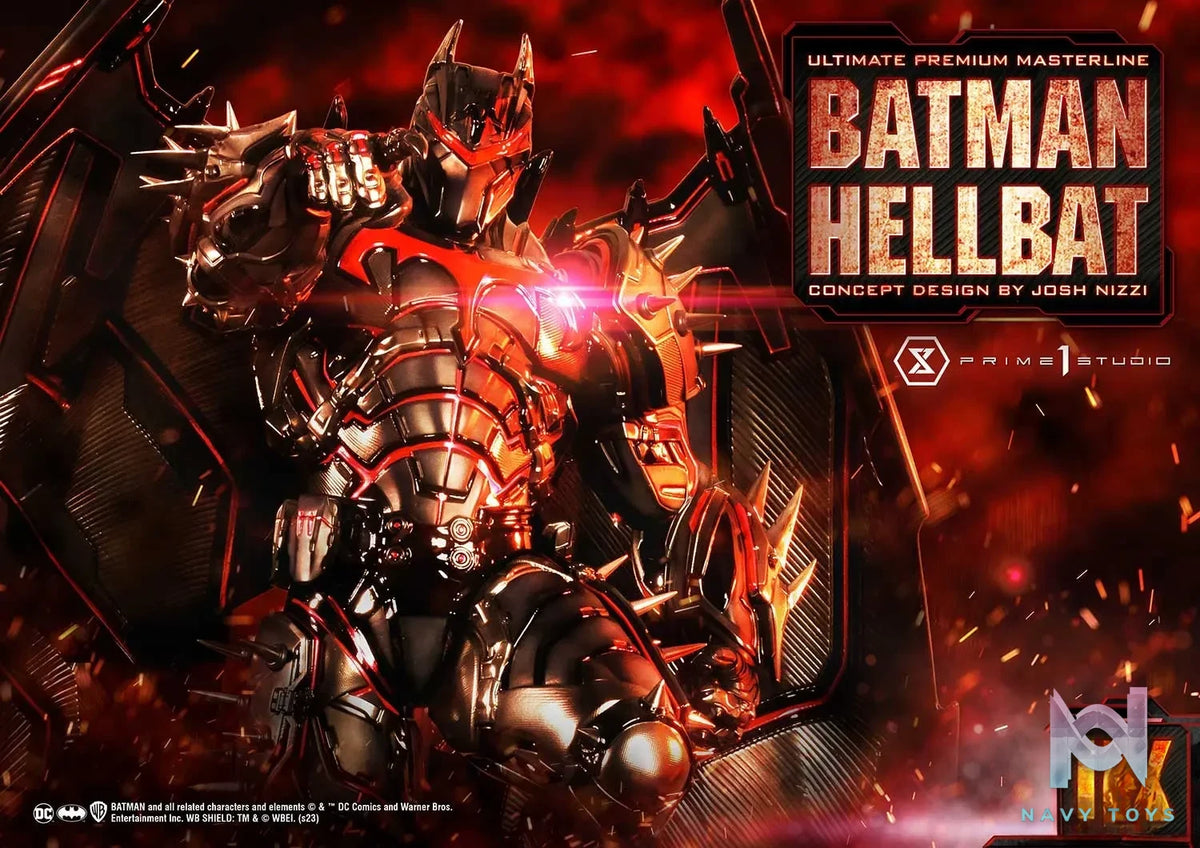 Prime 1 Studio – Ultimate Premium Masterline Batman (Comics) Batman Hellbat Concept Design by Josh Nizzi UPMDC-06 UPMDC-06DX UPMDC-06DXS (Licensed)
