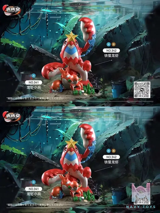 Crawdaunt Family - Pokemon - Tiao Tiao Hall Studio resin statue Tiao Tiao Hall Studio anime figure