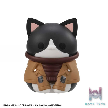 Megahouse – MEGA CAT PROJECT Attack on Titan Shingeki no Nyanko Survey Corps Group danyan! 8Pack BOX (Licensed)