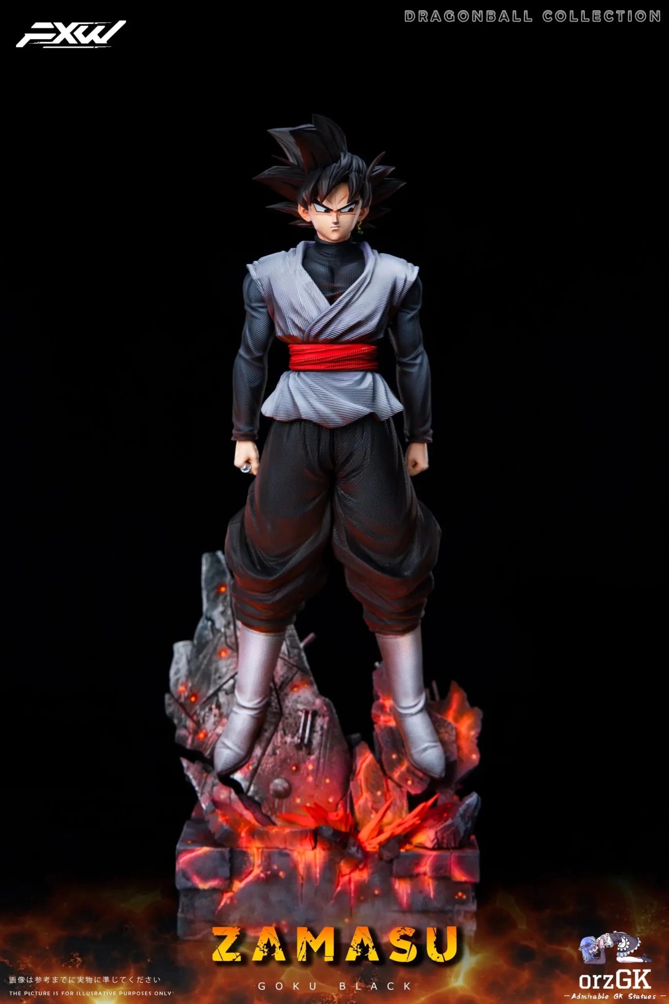 Goku Black - Dragon Ball - FXW Studio resin statue Navy Toys anime figure