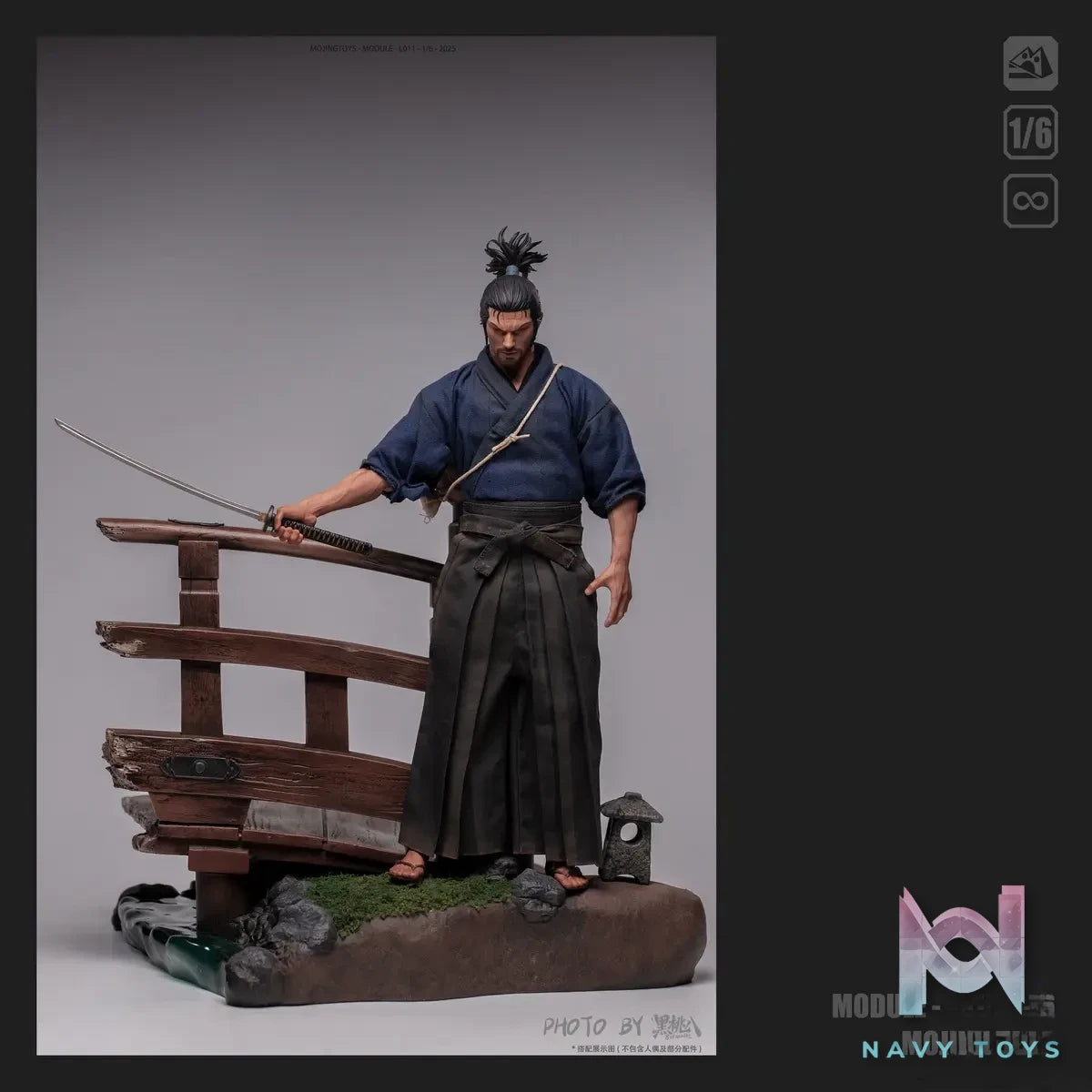 MOjingToys – Module Series – L011Cuiying Broken Bridge 1/6 DIORAMA BASE (Licensed)
