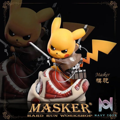 Pikachu Attack on Titan - Masker Studio resin statue Masker Studio anime figure