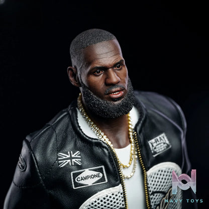 ReSet Studio – 1/6 Leather Jacket LeBron James Articulated Figure Limited Edition NBA